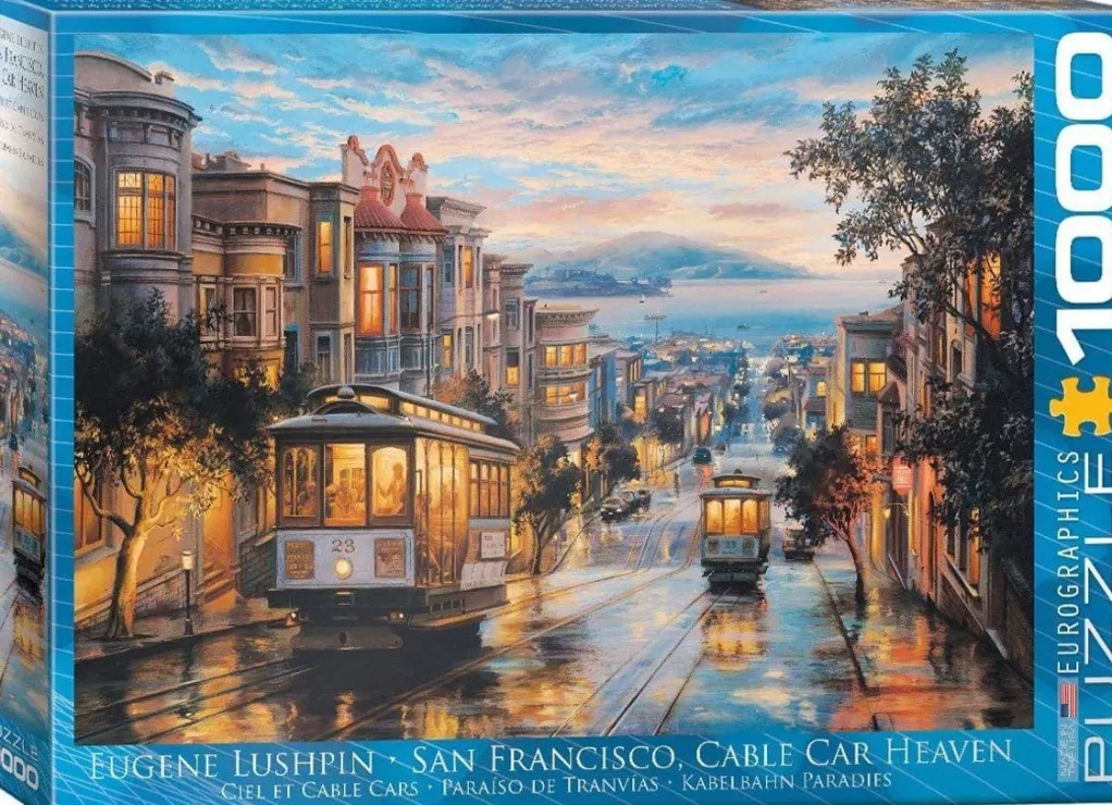 Eurographics 1000 Pieces* - San Francisco - Cable Car - 1000 Piece Jigsaw Puzzle