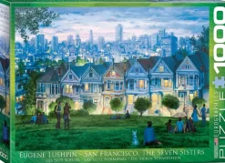 Eurographics 1000 Pieces* - San Francisco - Seven Sisters - 1000 Piece Jigsaw Puzzle