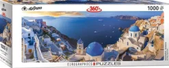 Eurographics 1000 Pieces* - Santorini Greece - 1000 Piece Panoramic