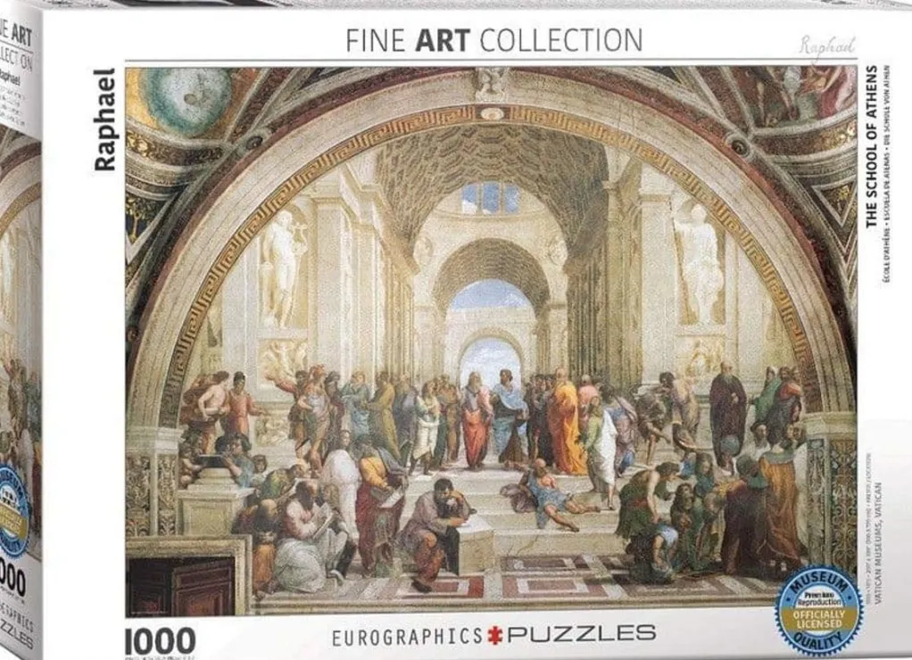 Eurographics 1000 Pieces* - School Of Athens - Raphael - 1000 Piece Jigsaw Puzzle
