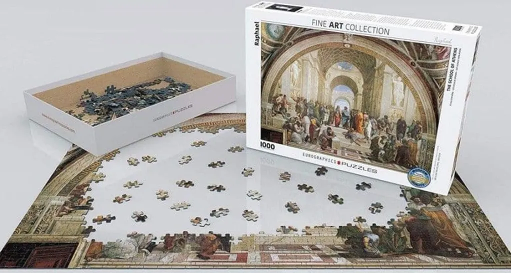 Eurographics 1000 Pieces* - School Of Athens - Raphael - 1000 Piece Jigsaw Puzzle