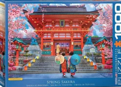 Eurographics 1000 Pieces* - Spring Sakura - Lars Stewart - 1000 Piece Jigsaw Puzzle