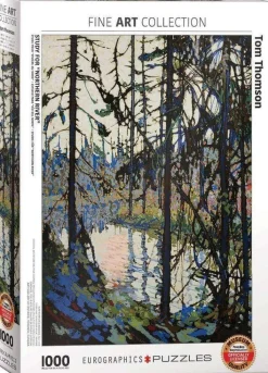 Eurographics 1000 Pieces* - Study For Northern River - 1000 Piece Jigsaw Puzzle