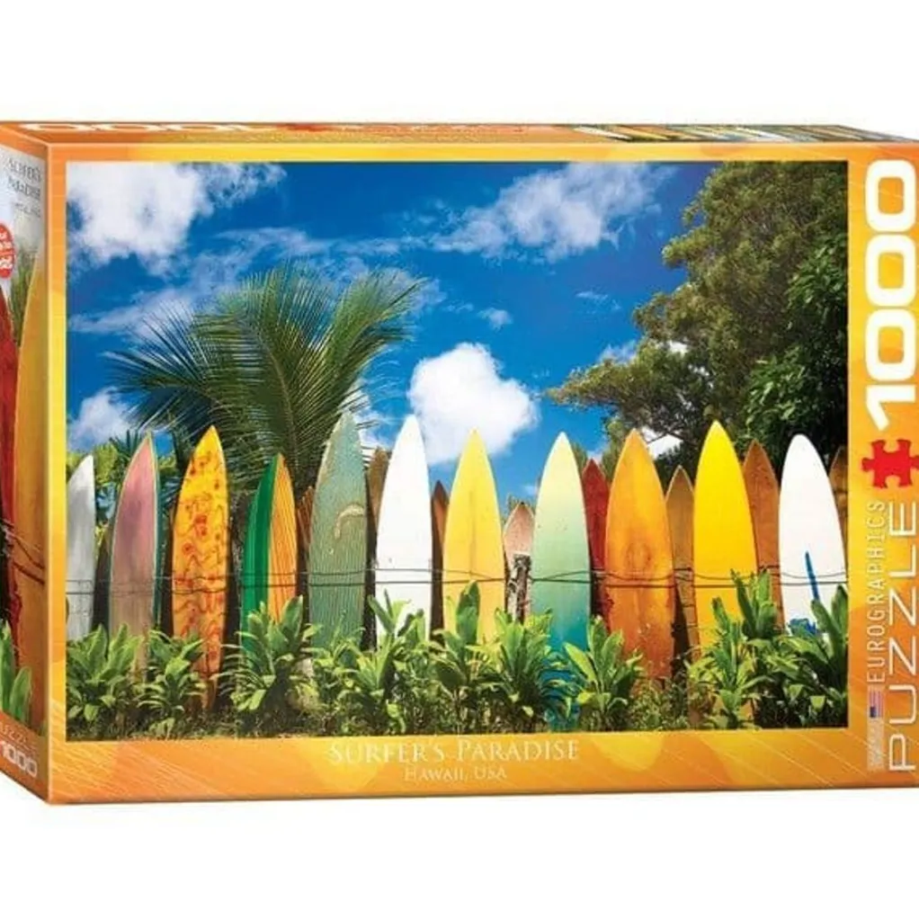 Eurographics 1000 Pieces* - Surfers Paradise Hawaii - 1000 Piece Jigsaw Puzzle