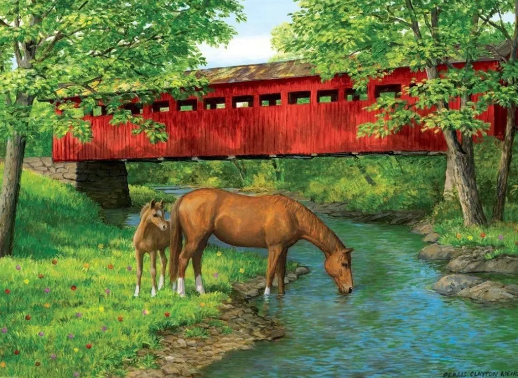 Eurographics 1000 Pieces* - Sweet Water Bridge - 1000 Piece Jigsaw Puzzle