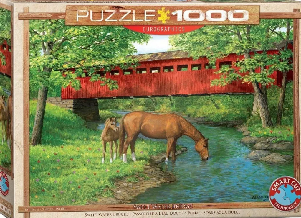 Eurographics 1000 Pieces* - Sweet Water Bridge - 1000 Piece Jigsaw Puzzle