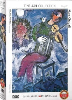 Eurographics 1000 Pieces* - The Blue Violinist Marc Chagall - 1000 Piece Jigsaw Puzzle
