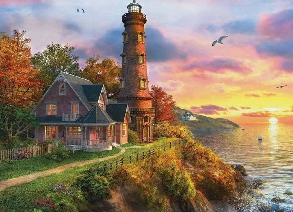 Eurographics 1000 Pieces* - The Old Lighthouse - 1000 Piece Jigsaw Puzzle