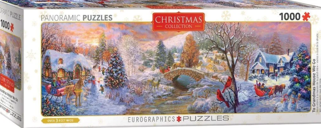 Eurographics 1000 Pieces* - To Grandmas House We Go - 1000 Piece Panoramic Jigsaw Puzzle