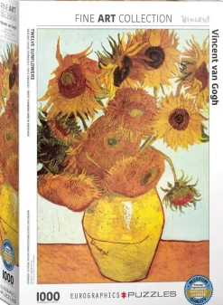 Eurographics 1000 Pieces* - Van Gogh - Twelve Sunflowers - 1000 Piece Jigsaw Puzzle