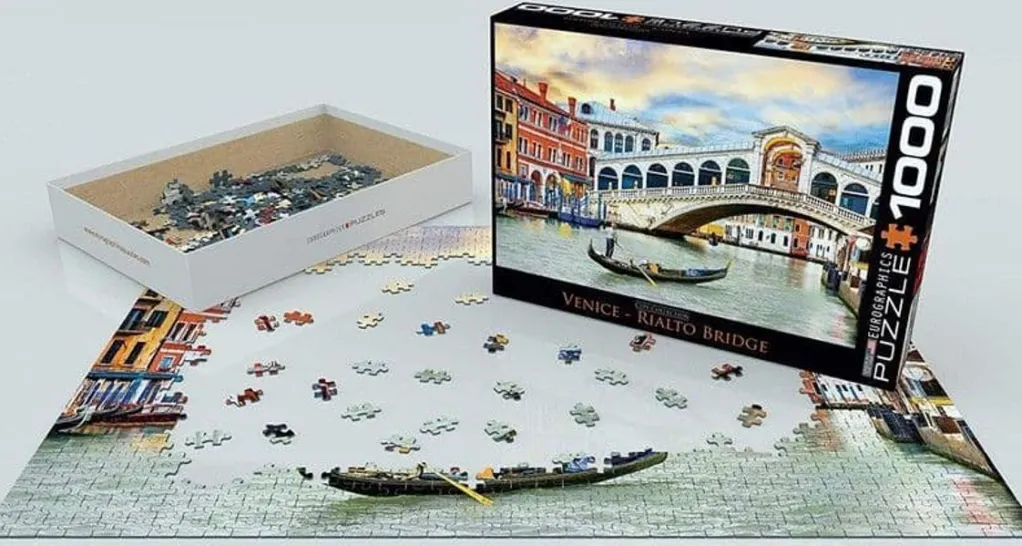 Eurographics 1000 Pieces* - Venice - Rialto - 1000 Piece Jigsaw Puzzle