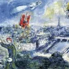 Eurographics 1000 Pieces* - View Of Paris - Marc Chagall - 1000 Piece Jigsaw Puzzle