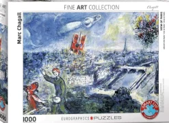 Eurographics 1000 Pieces* - View Of Paris - Marc Chagall - 1000 Piece Jigsaw Puzzle