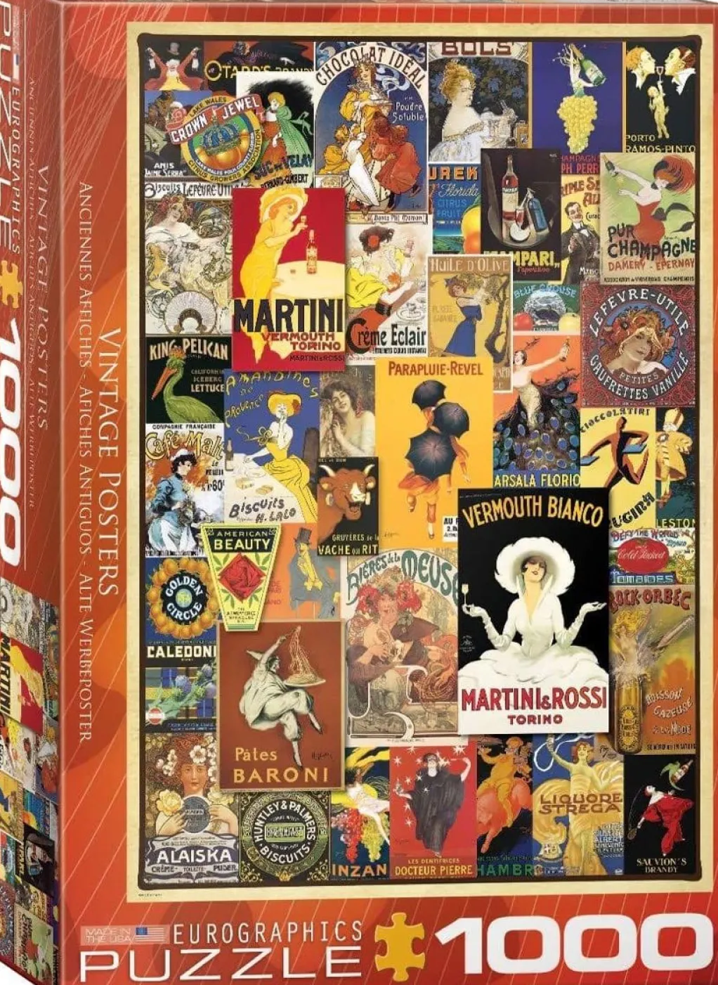 Eurographics 1000 Pieces* - Vintage Posters - 1000 Piece Jigsaw Puzzle