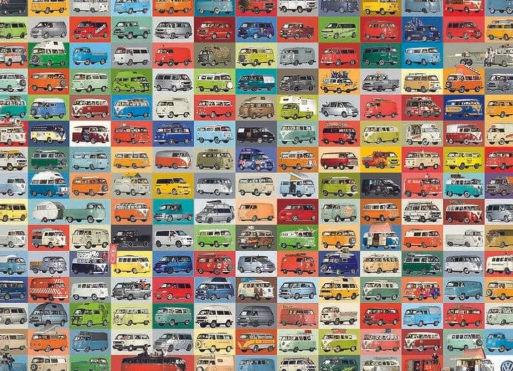 Eurographics 1000 Pieces* - Volkswagen Groovy Bus - 1000 Piece Jigsaw Puzzle