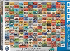 Eurographics 1000 Pieces* - Volkswagen Groovy Bus - 1000 Piece Jigsaw Puzzle