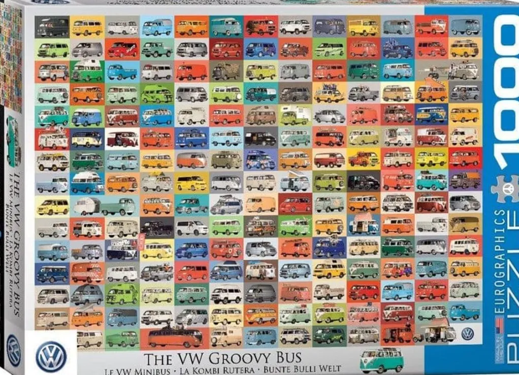 Eurographics 1000 Pieces* - Volkswagen Groovy Bus - 1000 Piece Jigsaw Puzzle