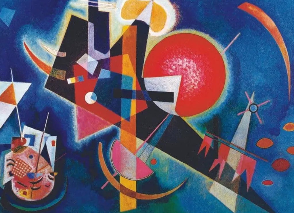 Eurographics 1000 Pieces* - Wassily Kandinsky - In Blue - 1000 Piece Jigsaw Puzzle