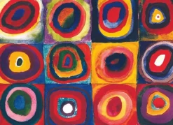Eurographics 1000 Pieces* - Wassily Kandinsky - Color Study Of Squares - 1000 Piece Jigsaw Puzzle