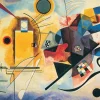 Eurographics 1000 Pieces* - Wassily Kandinsky - Yellow, Red, Blue - 1000 Piece Jigsaw Puzzle