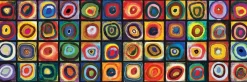 Eurographics 1000 Pieces* - Wassily Kandinsky - Color Study Of Squares - 1000 Piece Panoramic Jigsaw Puzzle
