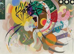 Eurographics 1000 Pieces* - Wassily Kandinsky - Dominant Curve - 1000 Piece Jigsaw Puzzle