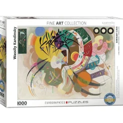 Eurographics 1000 Pieces* - Wassily Kandinsky - Dominant Curve - 1000 Piece Jigsaw Puzzle