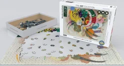 Eurographics 1000 Pieces* - Wassily Kandinsky - Dominant Curve - 1000 Piece Jigsaw Puzzle