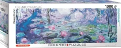 Eurographics 1000 Pieces* - Water Lilies - Claude Monet - 1000 Piece Jigsaw Puzzle Panoramic