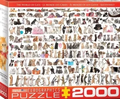 Eurographics 1000 Pieces* - World Of Cats - 2000 Piece Jigsaw Puzzle