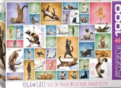Eurographics 1000 Pieces* - Yoga Cats - 1000 Piece Jigsaw Puzzle