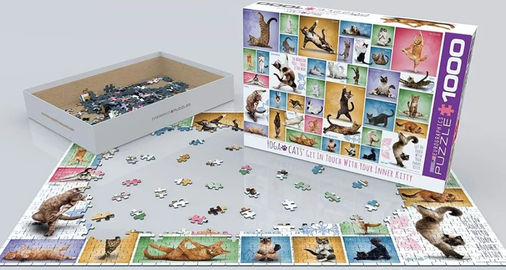 Eurographics 1000 Pieces* - Yoga Cats - 1000 Piece Jigsaw Puzzle