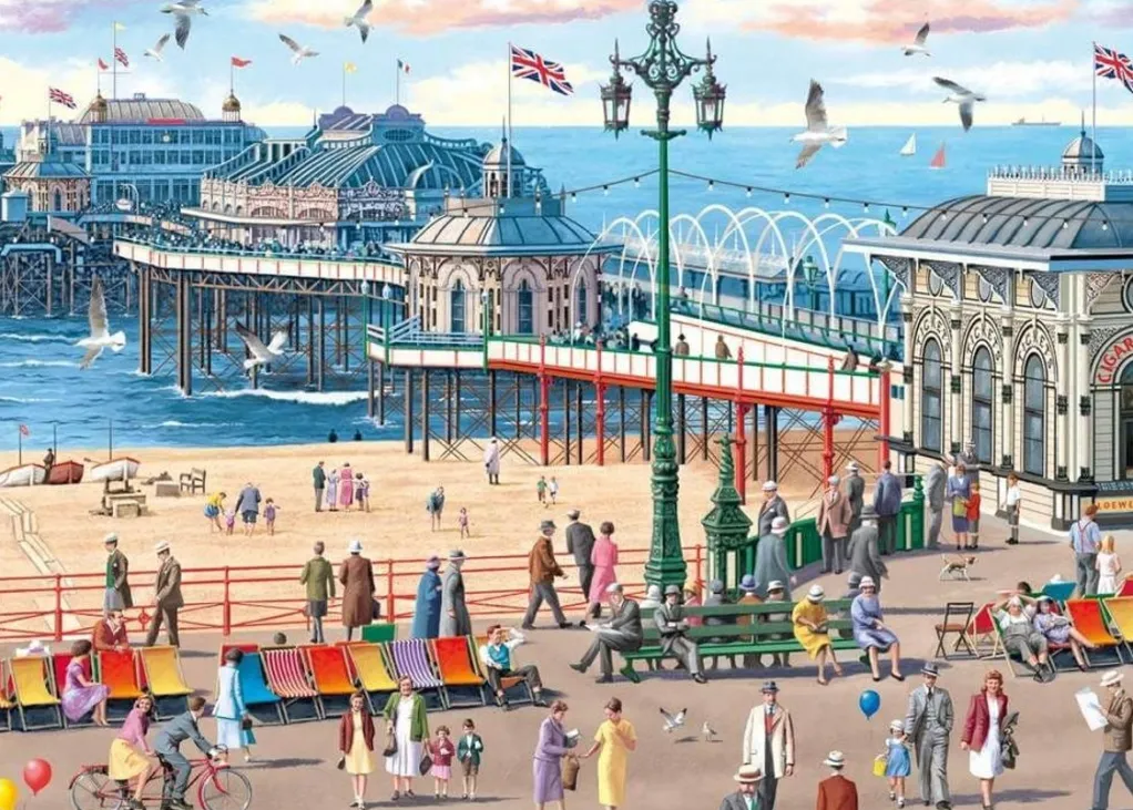 Jumbo 1000 Pieces*Falcon De Luxe - Brighton Pier - 1000 Piece Jigsaw Puzzle