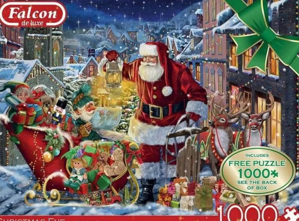 Jumbo 1000 Pieces*Falcon De Luxe - Christmas Eve - 1000 Piece Jigsaw Puzzle