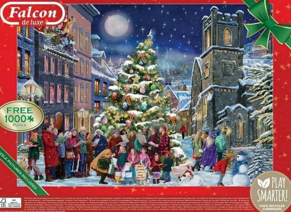 Jumbo 1000 Pieces*Falcon De Luxe - Christmas Eve - 1000 Piece Jigsaw Puzzle