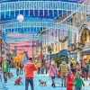 Jumbo 1000 Pieces*Falcon De Luxe - Christmas In Cardiff - 1000 Piece Jigsaw Puzzle