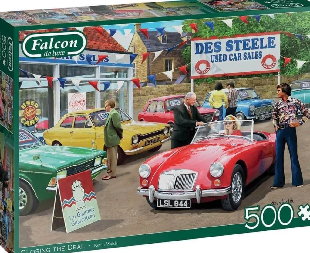 Jumbo 500 Pieces*Falcon De Luxe - Closing The Deal - 500 Piece Jigsaw Puzzle