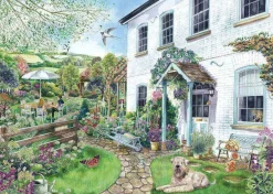 Jumbo 1000 Pieces*Falcon De Luxe - Cottage With A View - 1000 Piece Jigsaw Puzzle