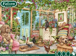 Jumbo 1000 Pieces*Falcon De Luxe - Country Conservatory - 1000 Piece Jigsaw Puzzle