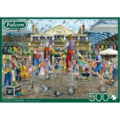 Jumbo 500 Pieces*Falcon De Luxe - Covent Garden - 500 Piece Jigsaw Puzzle