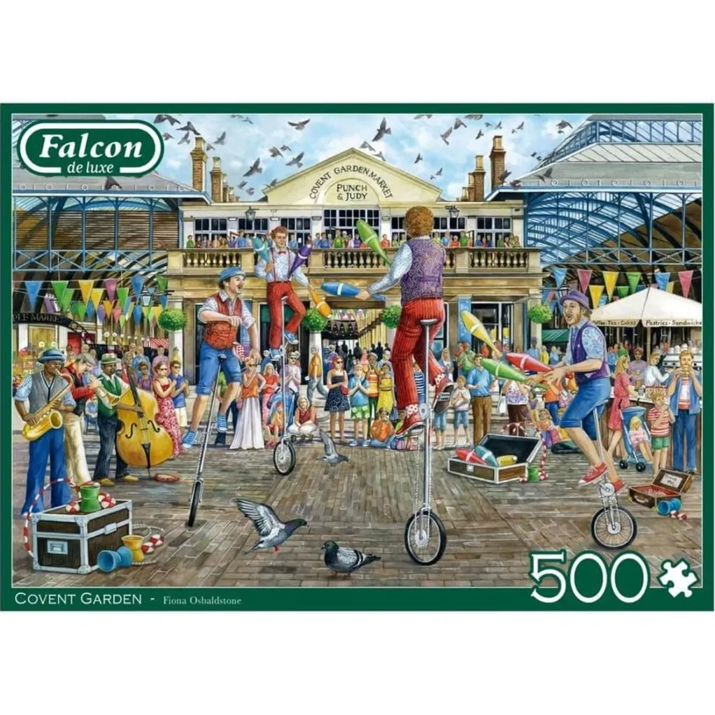 Jumbo 500 Pieces*Falcon De Luxe - Covent Garden - 500 Piece Jigsaw Puzzle