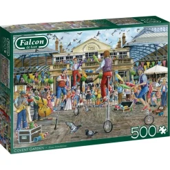 Jumbo 500 Pieces*Falcon De Luxe - Covent Garden - 500 Piece Jigsaw Puzzle