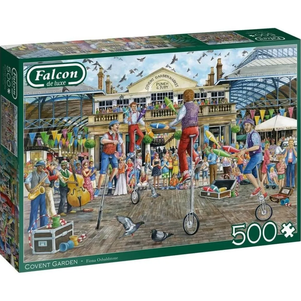 Jumbo 500 Pieces*Falcon De Luxe - Covent Garden - 500 Piece Jigsaw Puzzle