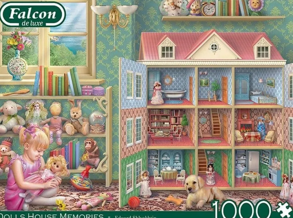 Jumbo 1000 Pieces*Falcon De Luxe - Dolls House Memories - 1000 Piece Jigsaw Puzzle