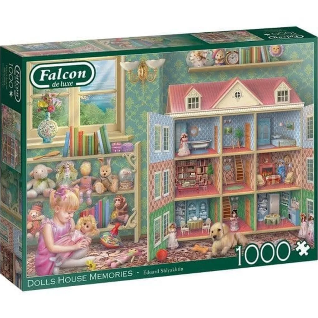 Jumbo 1000 Pieces*Falcon De Luxe - Dolls House Memories - 1000 Piece Jigsaw Puzzle