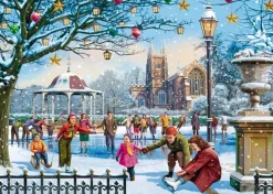 Jumbo 1000 Pieces*Falcon De Luxe - Family Time At Christmas 4 X 1000