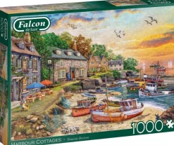 Jumbo 1000 Pieces*Falcon De Luxe - Harbour Cottage - 1000 Piece Jigsaw Puzzle