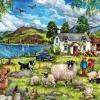 Jumbo 500 Pieces*Falcon De Luxe - Highland Farm - 500 Piece Jigsaw Puzzle
