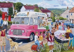 Jumbo 1000 Pieces*Falcon De Luxe - Ice Cream Van - 1000 Piece Jigsaw Puzzle