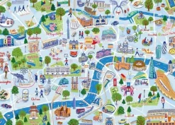Jumbo 1000 Pieces*Falcon De Luxe - London Sightseeing - 1000 Piece Jigsaw Puzzle